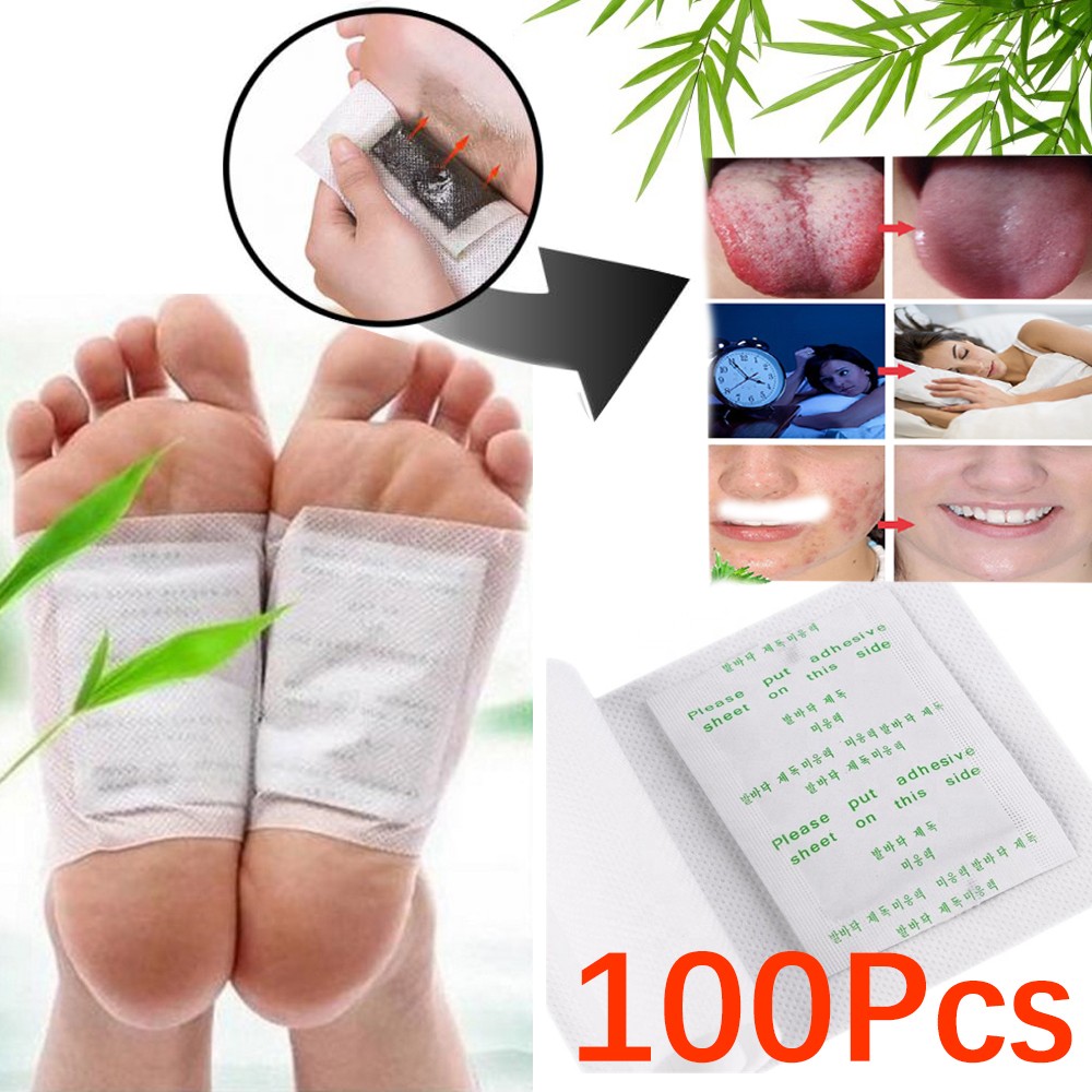 Detox Foot Patch - 100 Teile/los Detox Fuß Patch Bambus