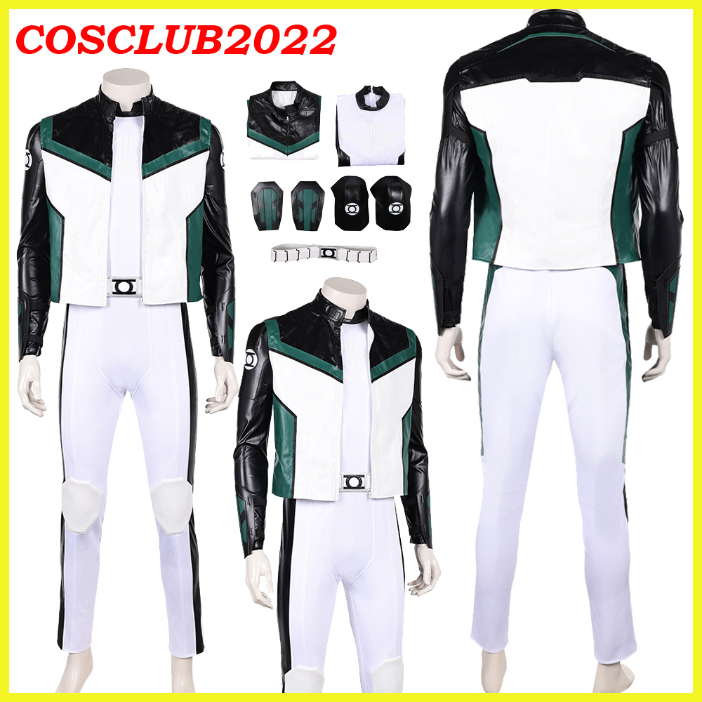 Health & Wellness Unlimited - Herren Cosplay-Kleidung Jumpsuit Mantel Gürtel Armband
