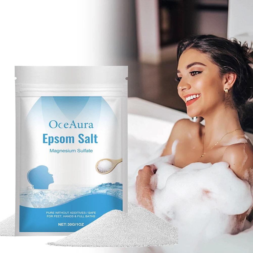 Bath Salts Magnesium - 30g Salz Magnesium Sulfat Feuchtigkeitsspendende Peeling