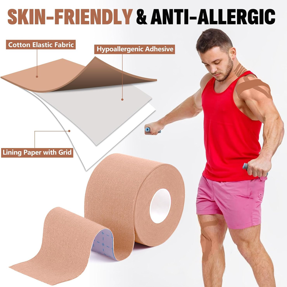 5-Rollen Kinesiologie-Tape, vo – Sports Taping Precut Bewertung und Preis