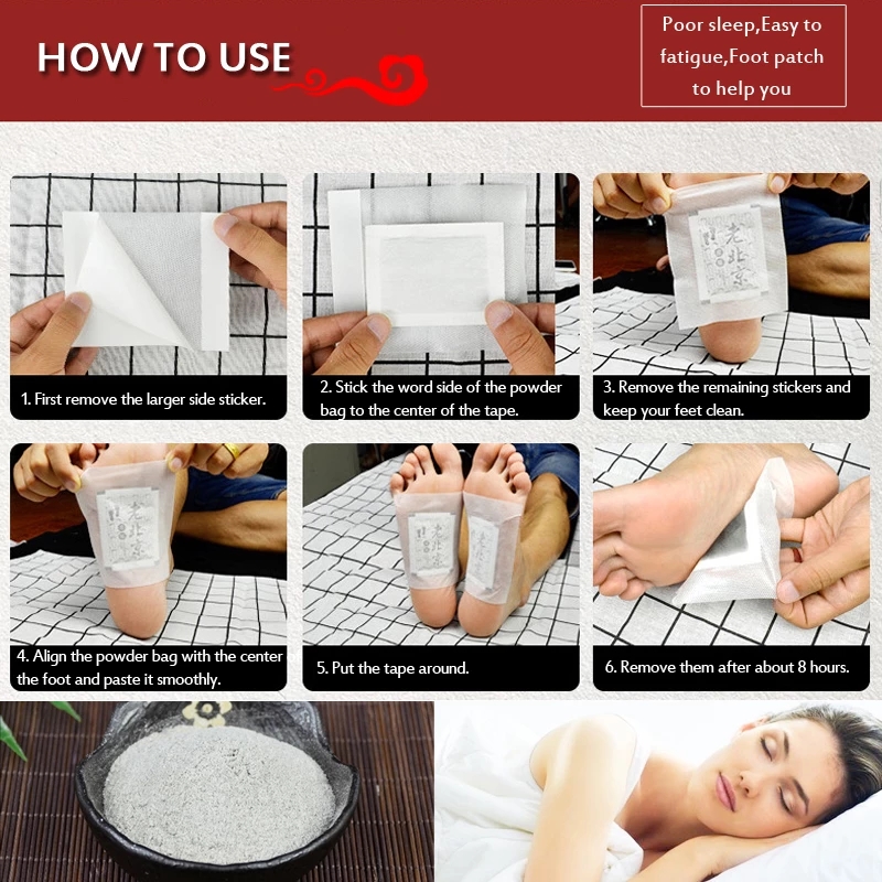 10 Stück Traditionelle Chinesi – Detox Foot Patch Bewertung und Preis