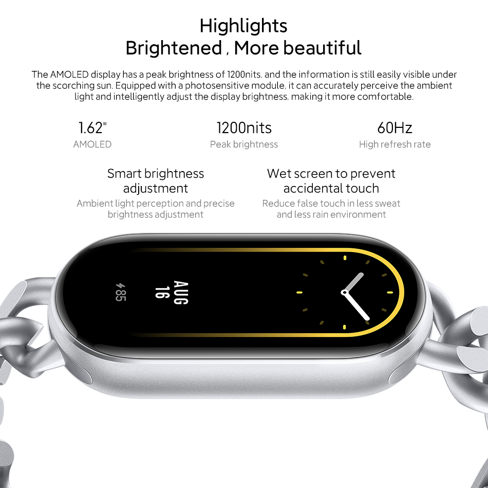 Xiaomi Mi Band 9 AMOLED-Bildsc – Health Wellness Bracelet Bewertung und Preis