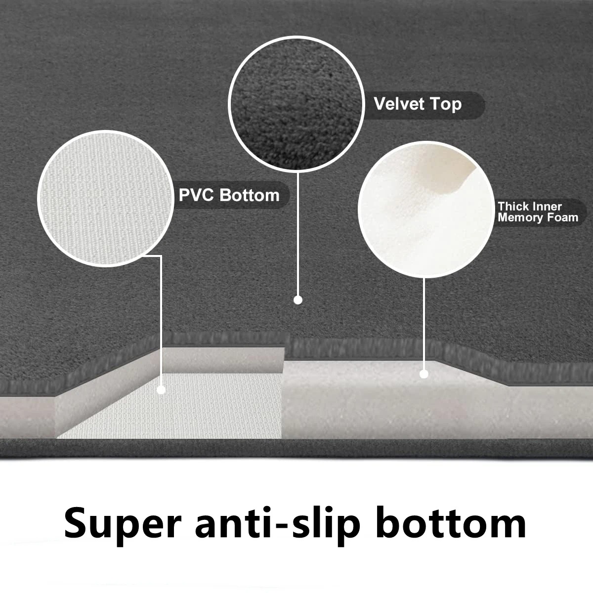 Saugfähige Bodenmatte, rutschf – Bamboo Bath Mat Bewertung und Preis