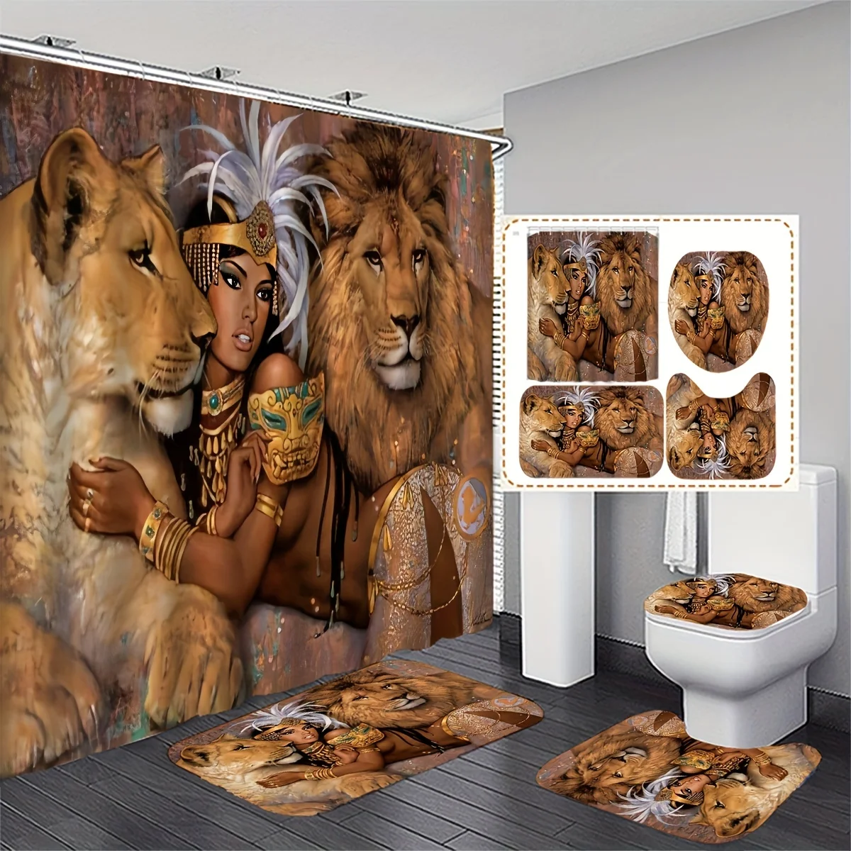 Regal Royal Lion and Queen Maj – Bamboo Bath Mat Bewertung und Preis