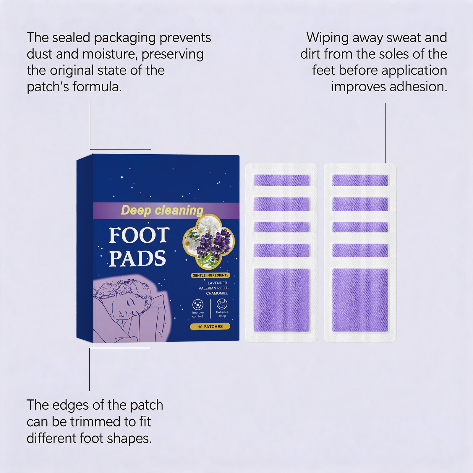 Fußpflaster für tiefen Schlaf  – Detox Foot Patch Bewertung und Preis